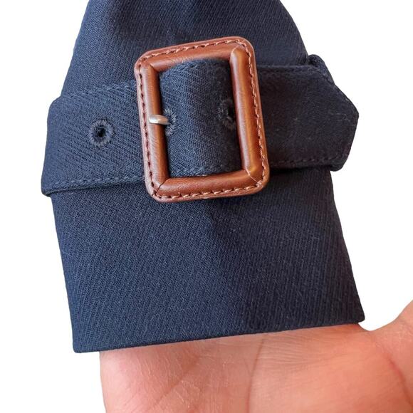 ANN TAYLOR Double Breasted Jacket in Navy Blue Size 2 - Picture 8 of 13